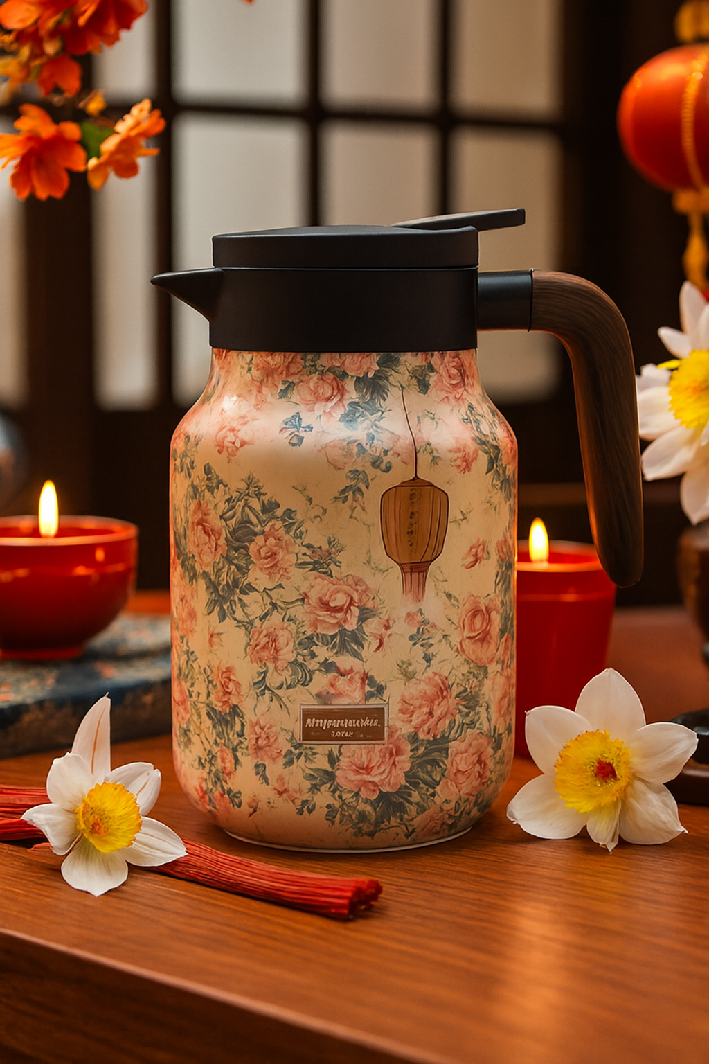 Insulation Pitcher - Vacuum Kettle Portable Hot Water/Teapot (800ml)