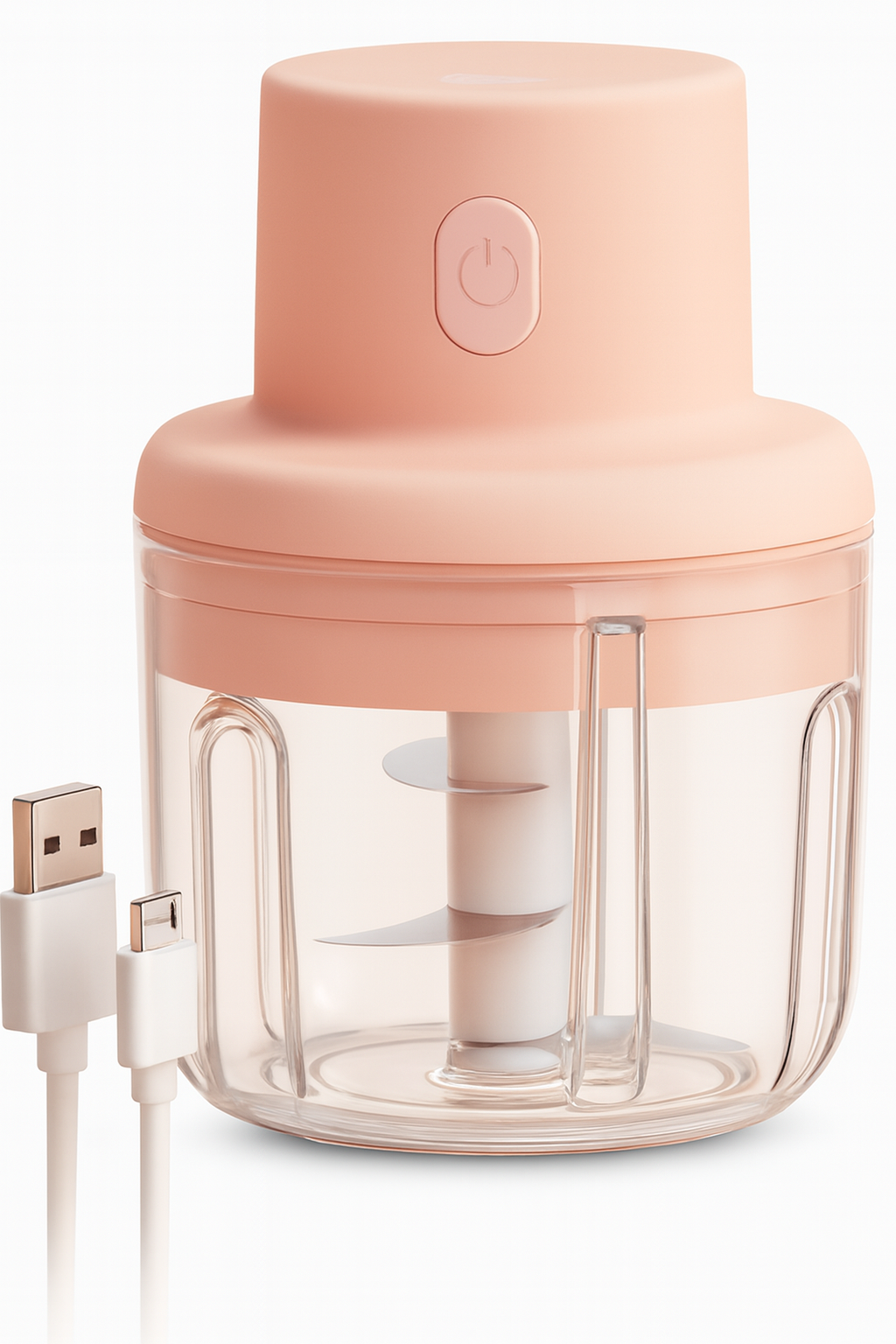 KolorFish Electric Mini Garlic Chopper 250ml Electric Vegetable Chopper