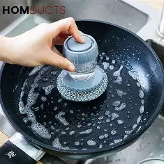 Kitchen Soap Dispensing Palm Brush (Pack of 2)