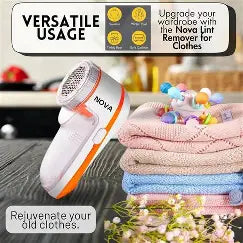 Nova Lint Remover- Battery Operated Lint Remover for All Woolens