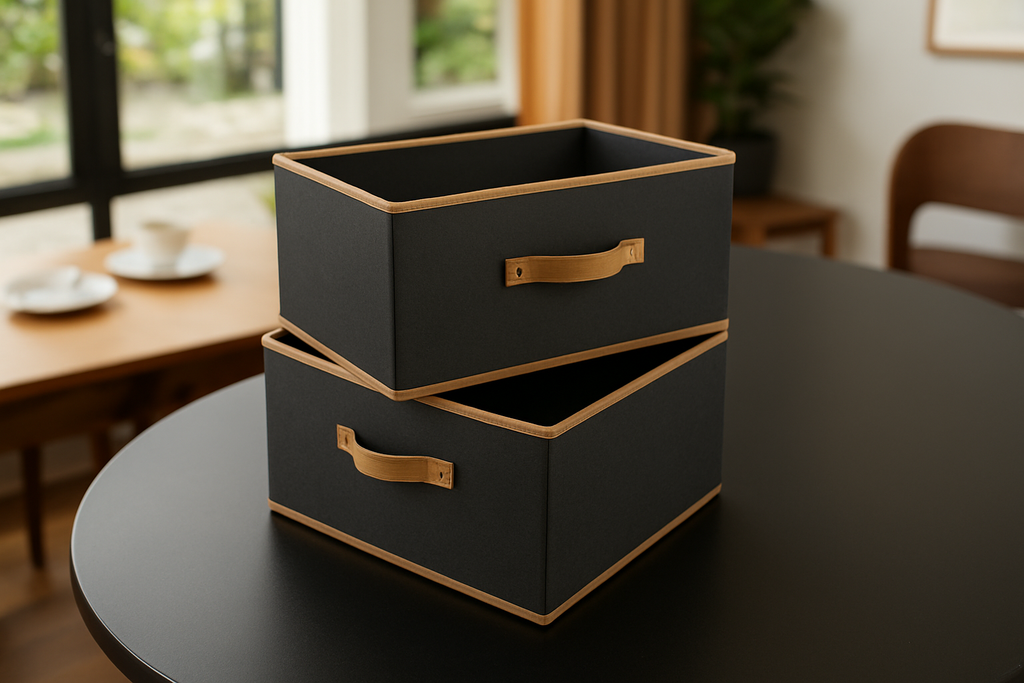 Multifunctional Fabric Storage Drawer Basket pack of 2