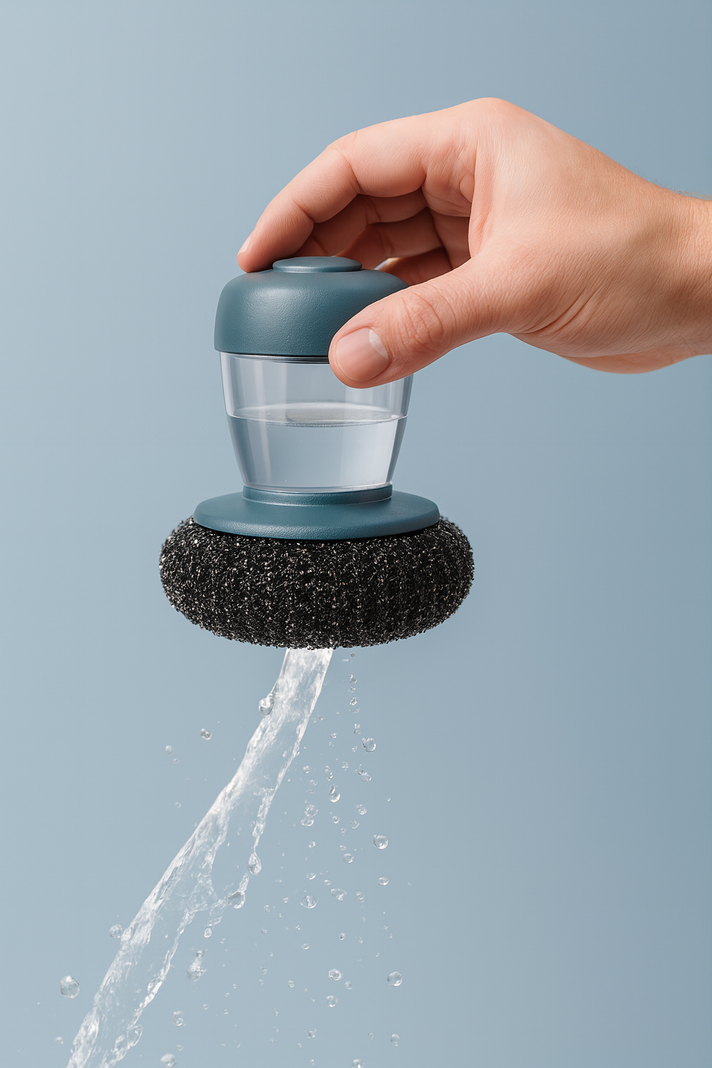 Kitchen Soap Dispensing Palm Brush (Pack of 2)